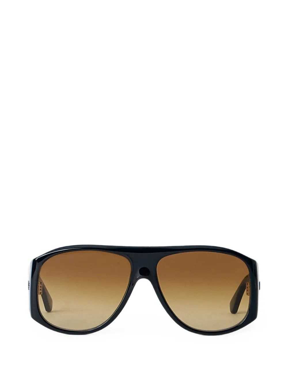 Chloé square-frame logo-hinge sunglasses - Nero
