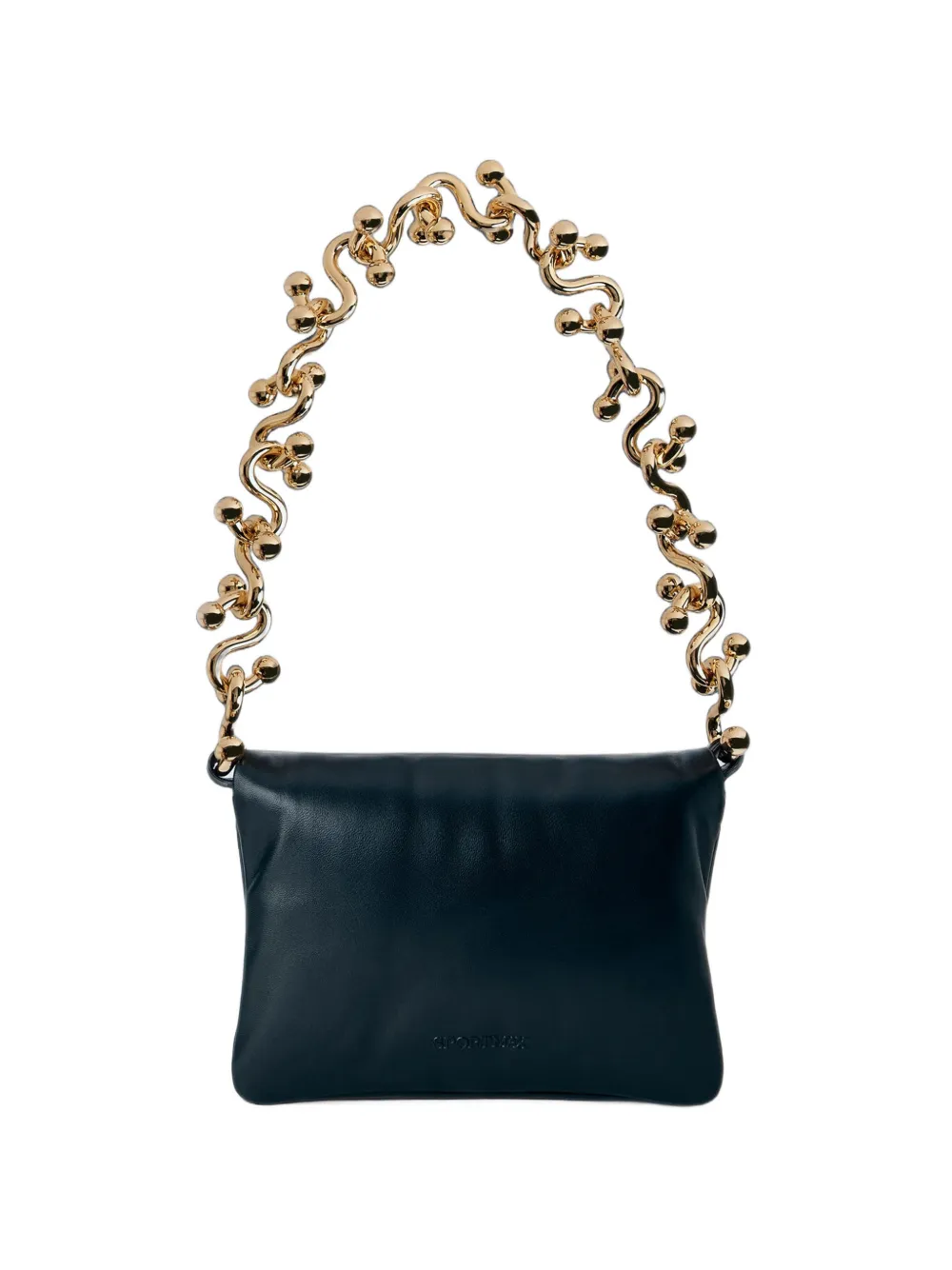 Sportmax mini sculptural chain-strap shoulder bag - Schwarz