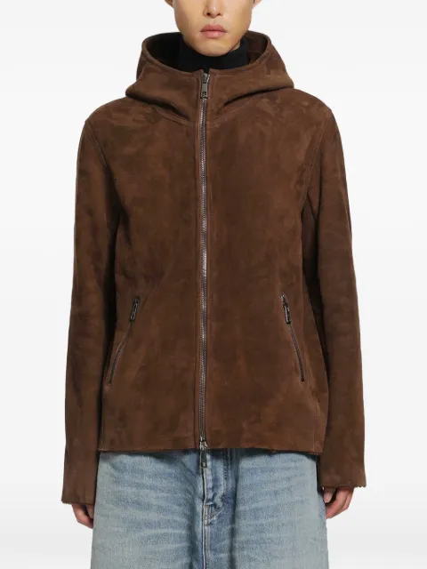 Giorgio Brato lamb-suede hooded jacket
