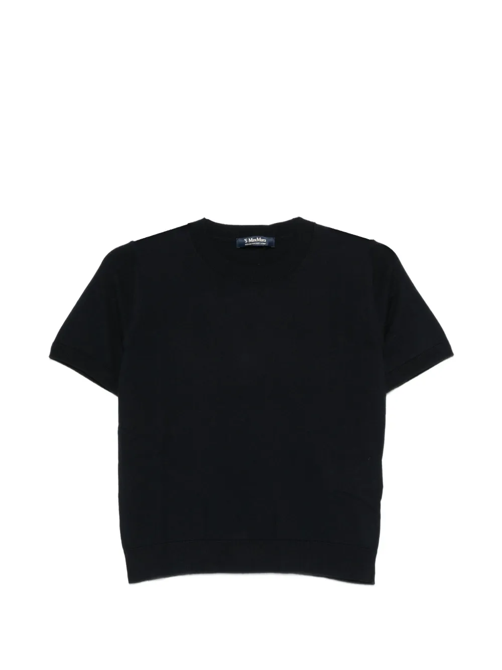 Max Mara cashmere cotton and silk yarn jumper ultramarine Blauw