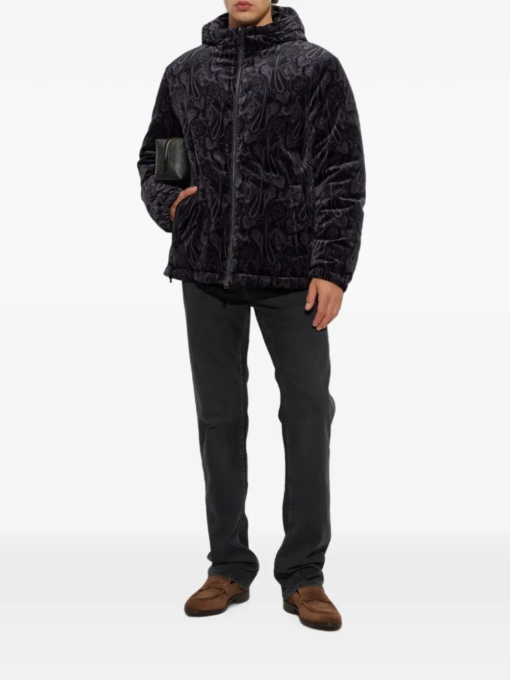 ETRO Jeans met logoknoop Zwart