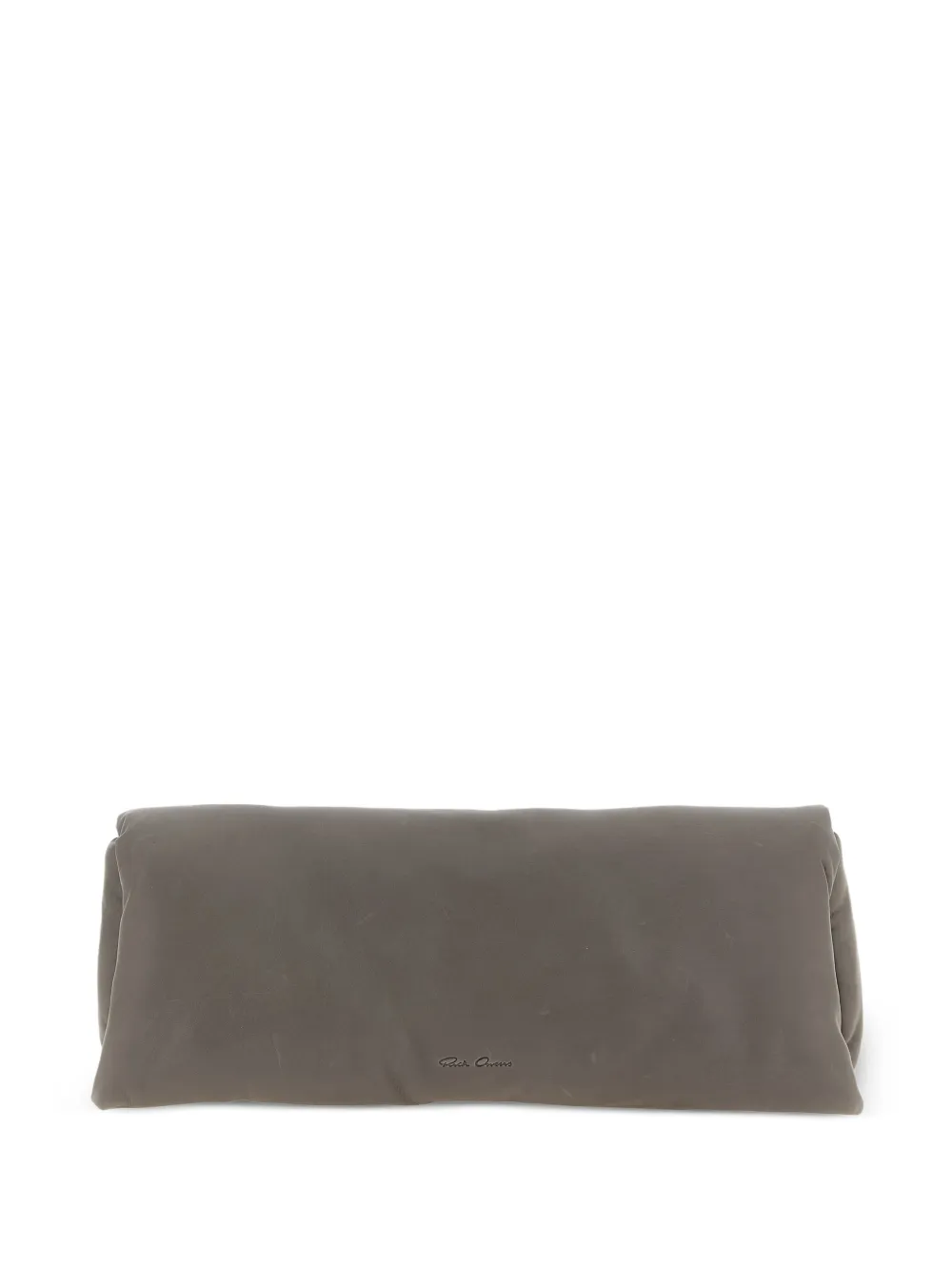 Rick Owens padded leather clutch bag - Grigio
