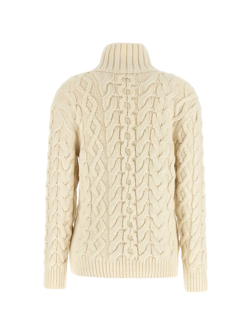 Stella McCartney Bobble gevlochten trui Beige