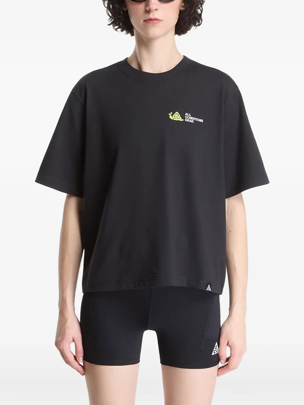 Nike ACG logo-print T-shirt - Schwarz