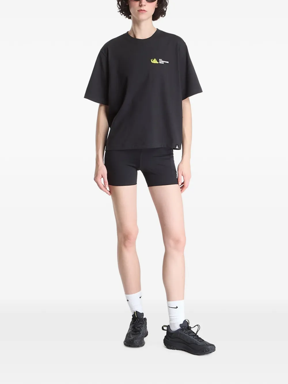 Nike ACG T-shirt met logo-print Zwart