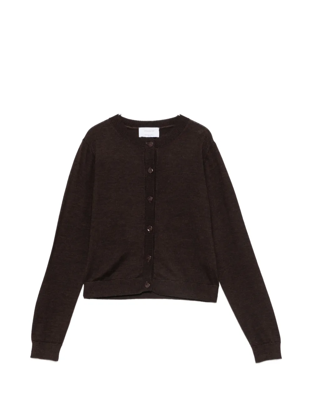Daniele Fiesoli button-up knitted cardigan - Marrone