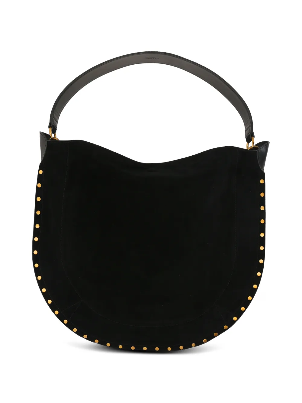 ISABEL MARANT stud-trim suede shoulder bag Zwart