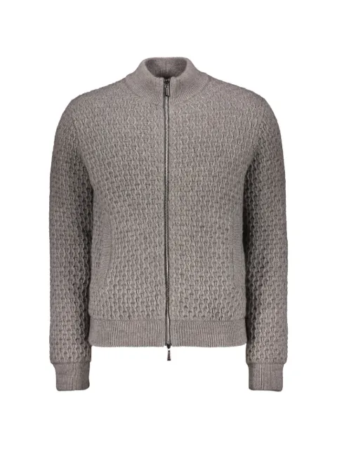 Moorer Gonerio-EC zip-up cardigan