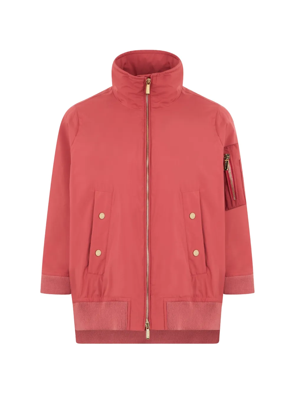 Moorer Olli-STP zip-up high-neck jacket - Rot