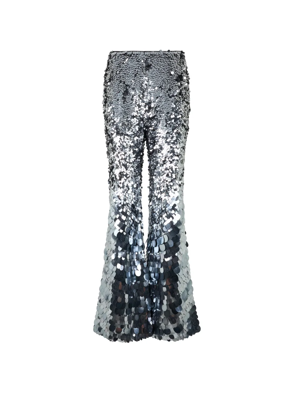 Alberta Ferretti sequin-embellished flared trousers - Silber