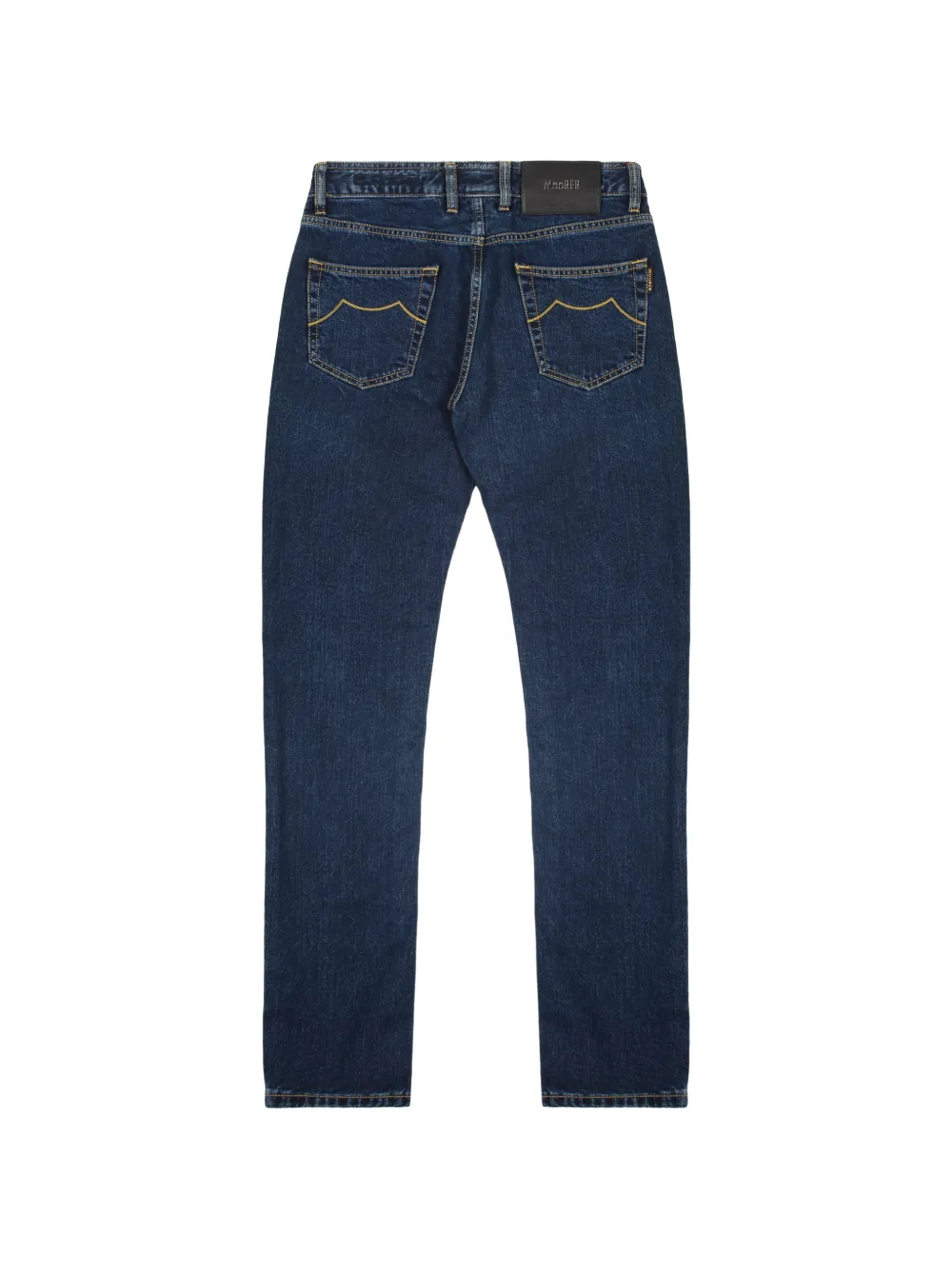 Moorer Straight jeans Blauw