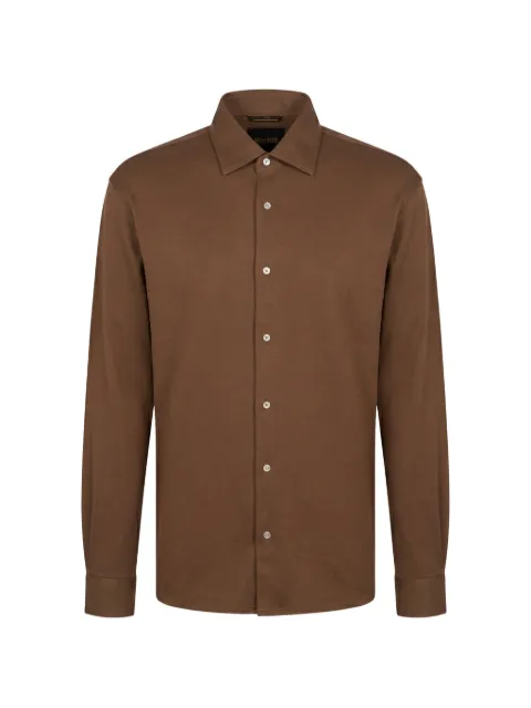 Moorer Montalcino button-up long-sleeved shirt