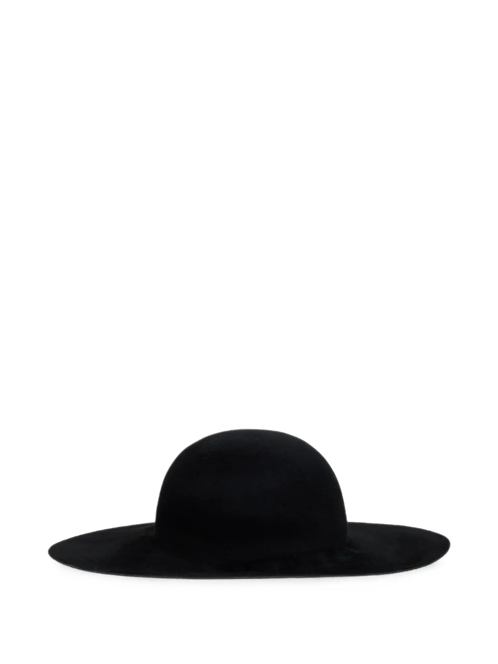 Alberta Ferretti Wide-brim Flat Hat In Black