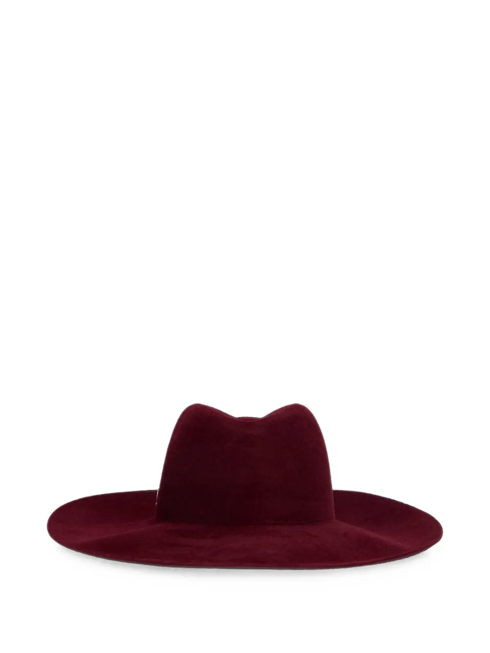 Alberta Ferretti Wollen hoed Rood