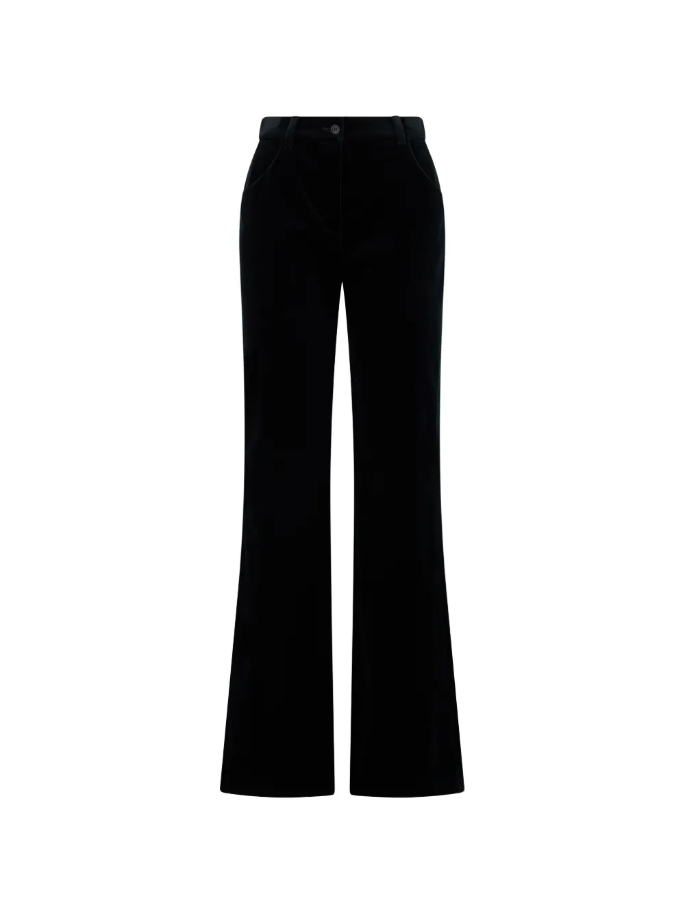 Alberta Ferretti high-waisted flared trousers - Schwarz