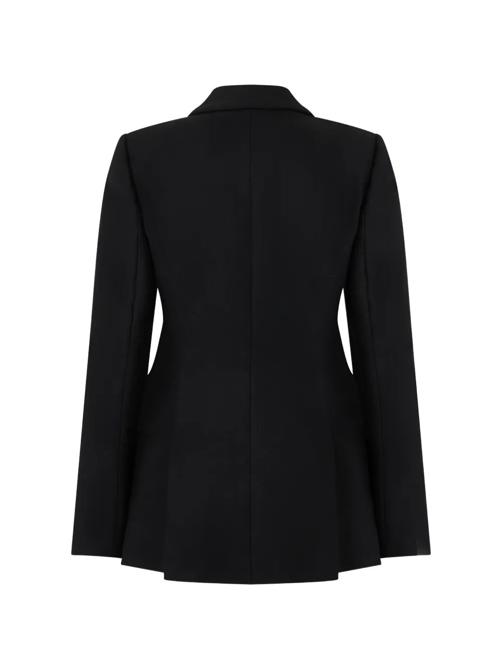 Alberta Ferretti Blazer met enkele rij knopen Zwart
