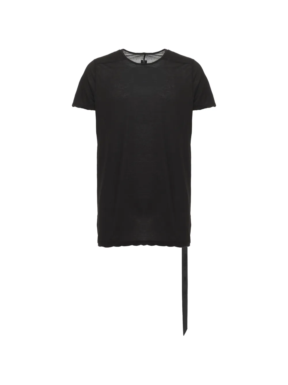 Rick Owens DRKSHDW raw-edge cotton T-shirt - Nero