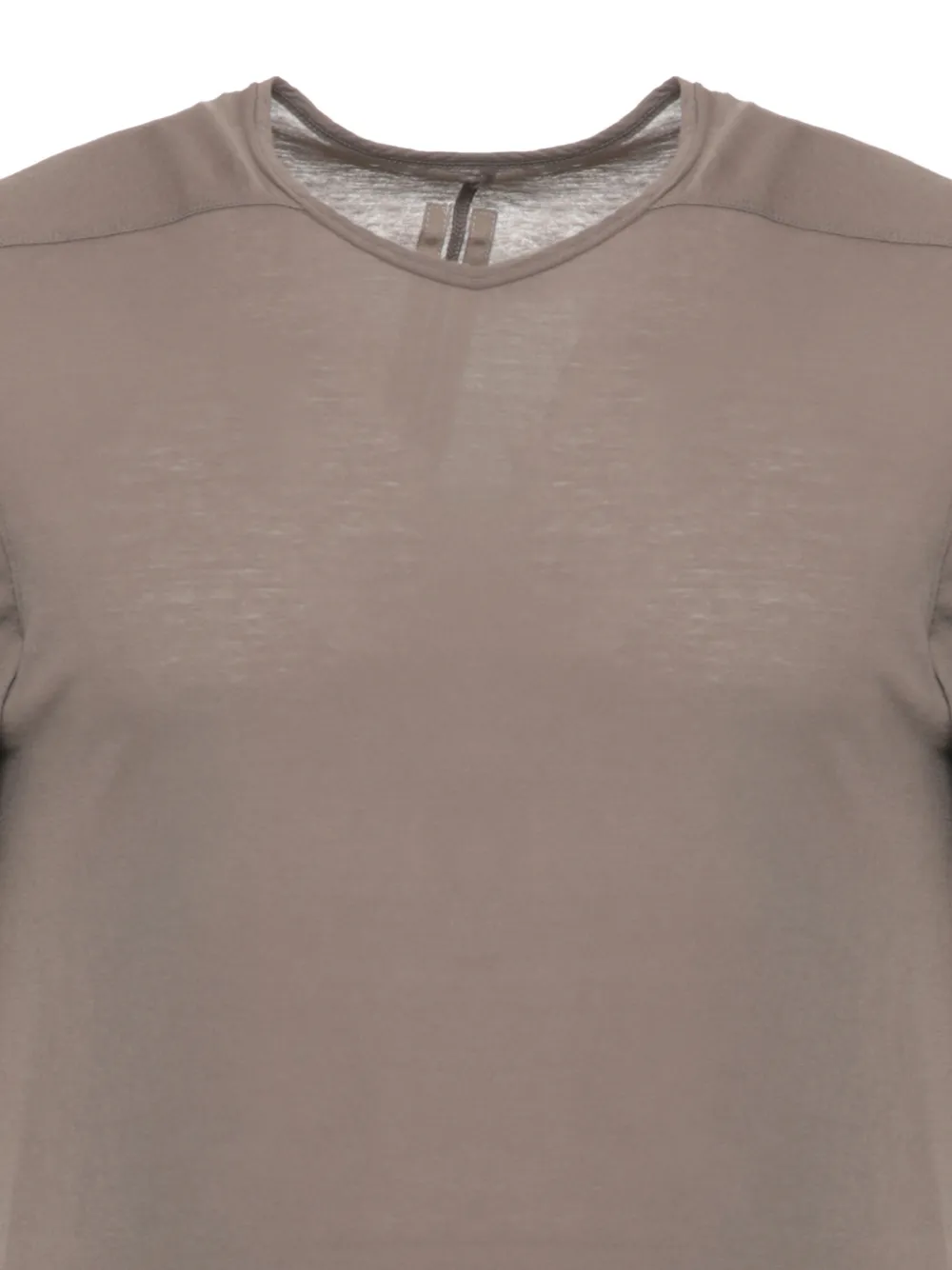 Rick Owens DRKSHDW raw-edge hanging-strap T-shirt Grijs