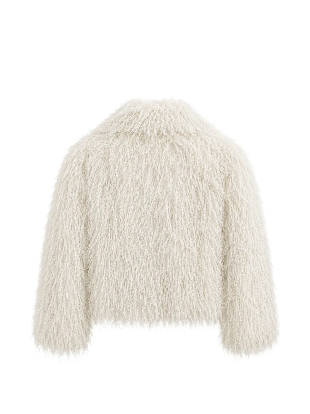 MSGM Kids Shaggy jack van imitatiebont Beige