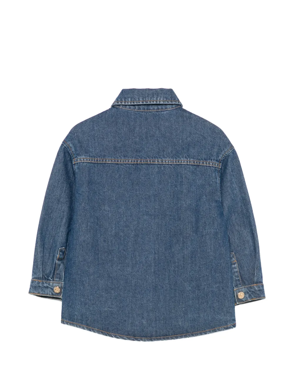 Roberto Cavalli Junior Spijkerjack met vervaagd effect Blauw