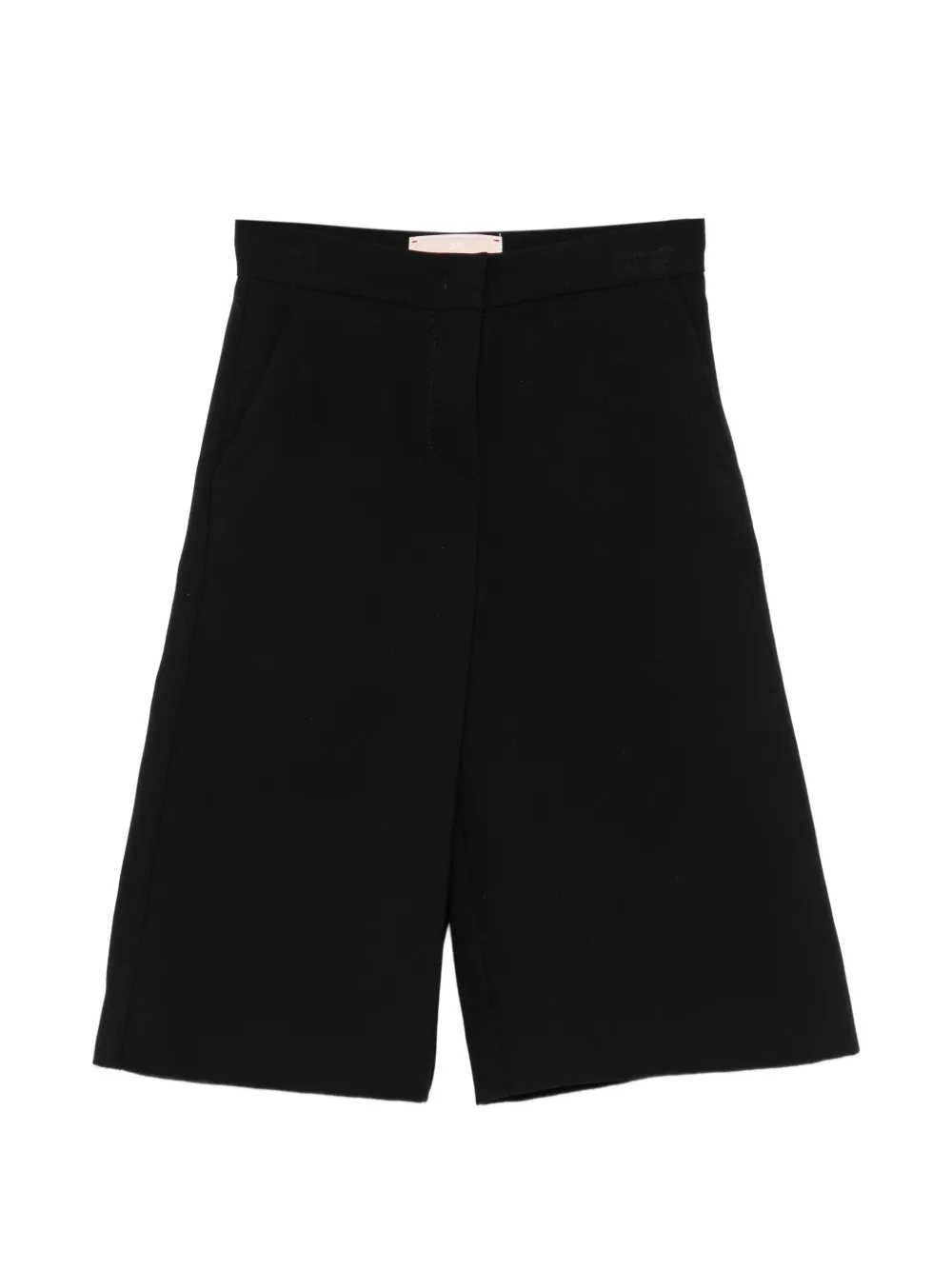 Elisabetta Franchi La Mia Bambina Shorts con applicazione logo - Nero