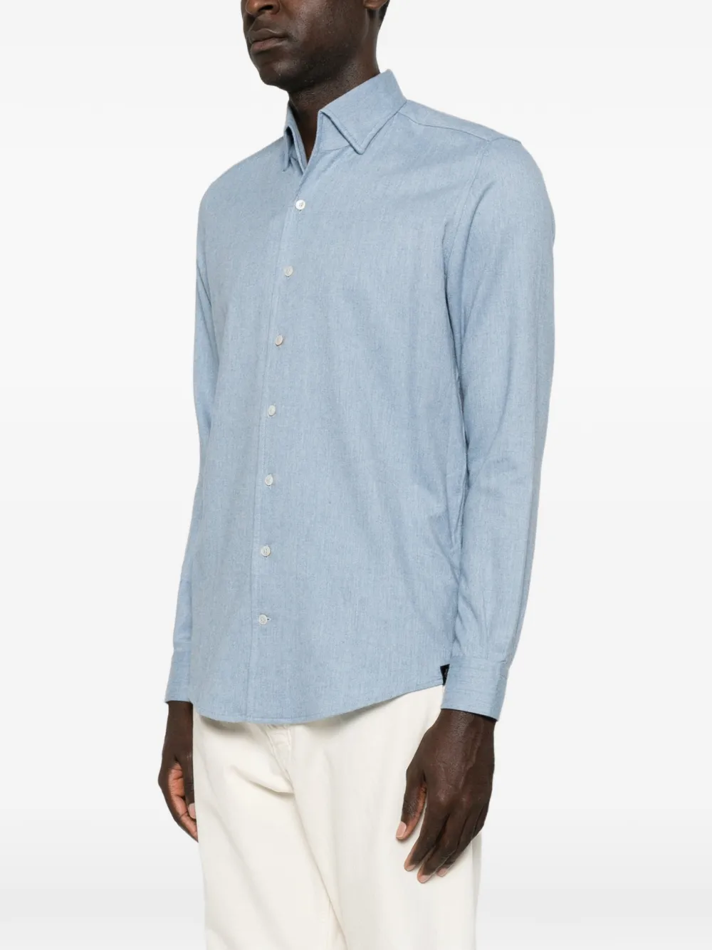 Gran Sasso Button-down overhemd Blauw