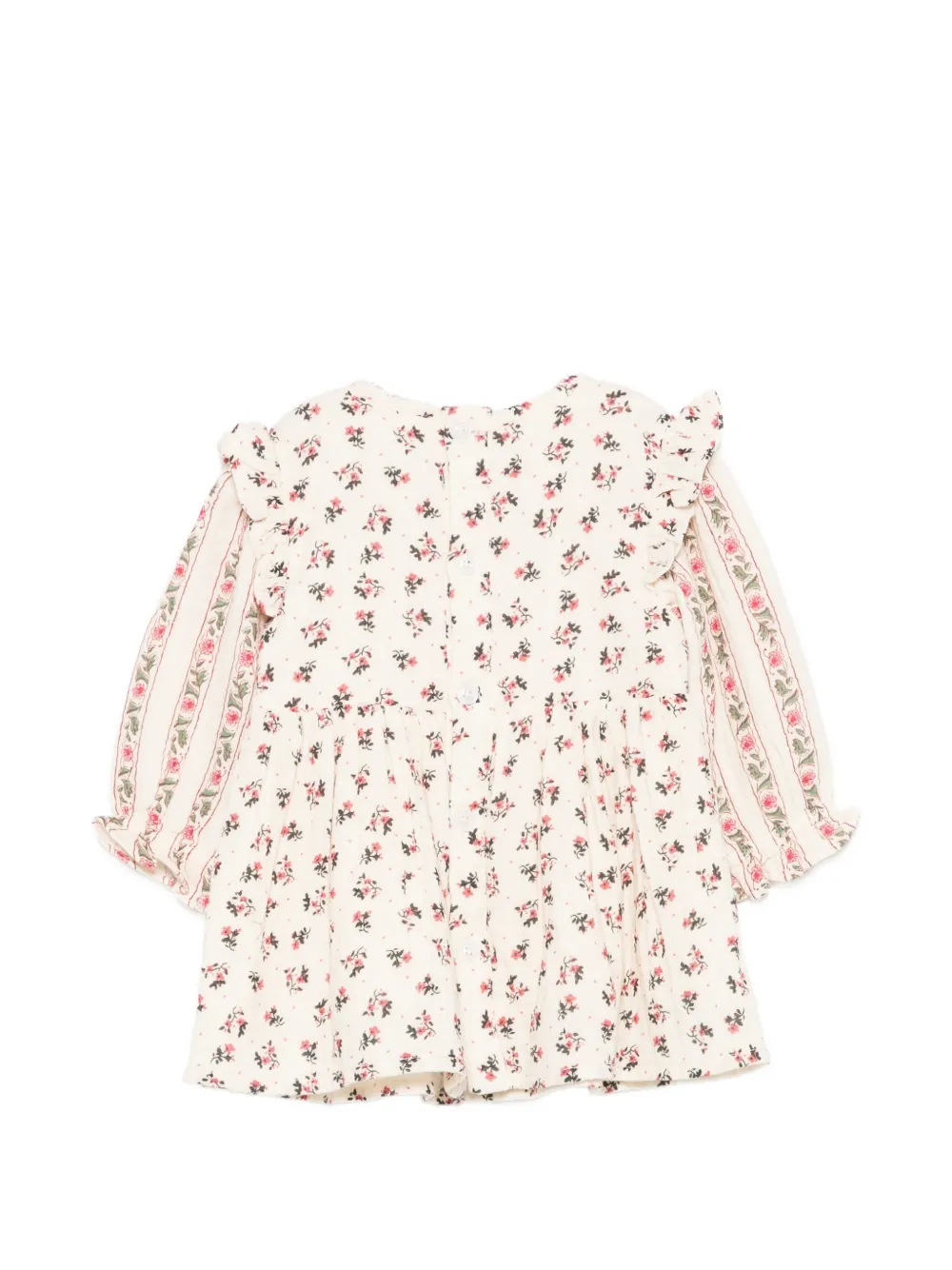 LOUISE MISHA KIDS Jurk met bloemenprint Beige
