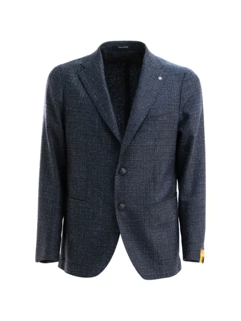Tagliatore textured single-breasted blazer