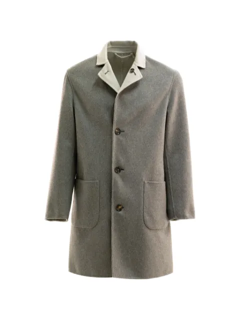 Kired reversible single-breasted coat