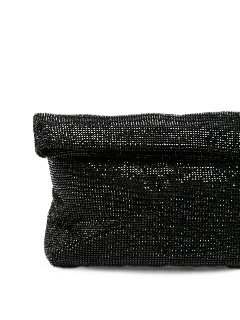 TWENTY FOURHAITCH Kleine Varadero clutch verfraaid met kristallen Zwart