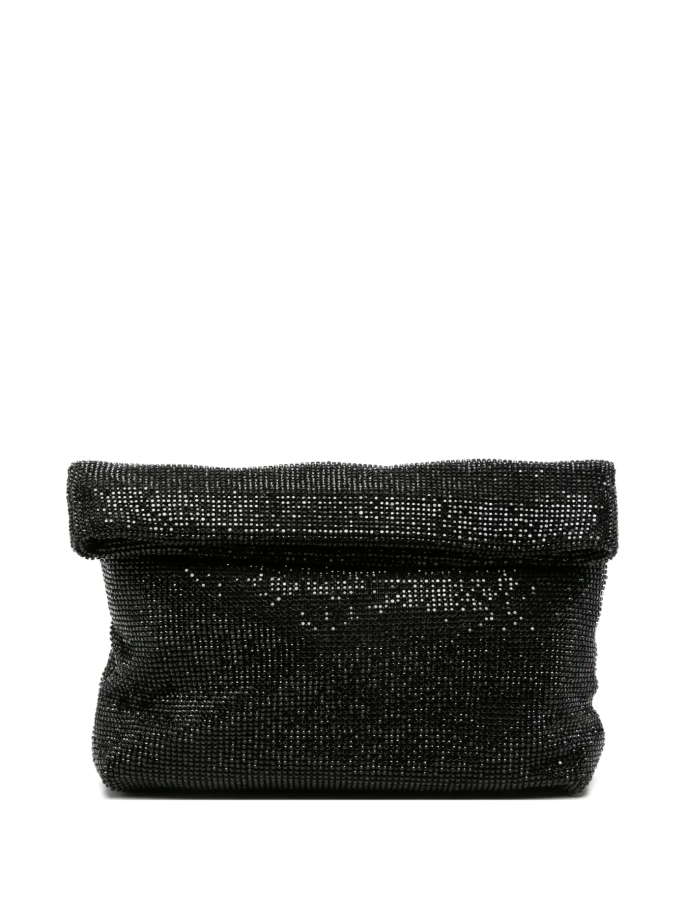 TWENTY FOURHAITCH mini Varadero crystal-embellished clutch bag - Nero