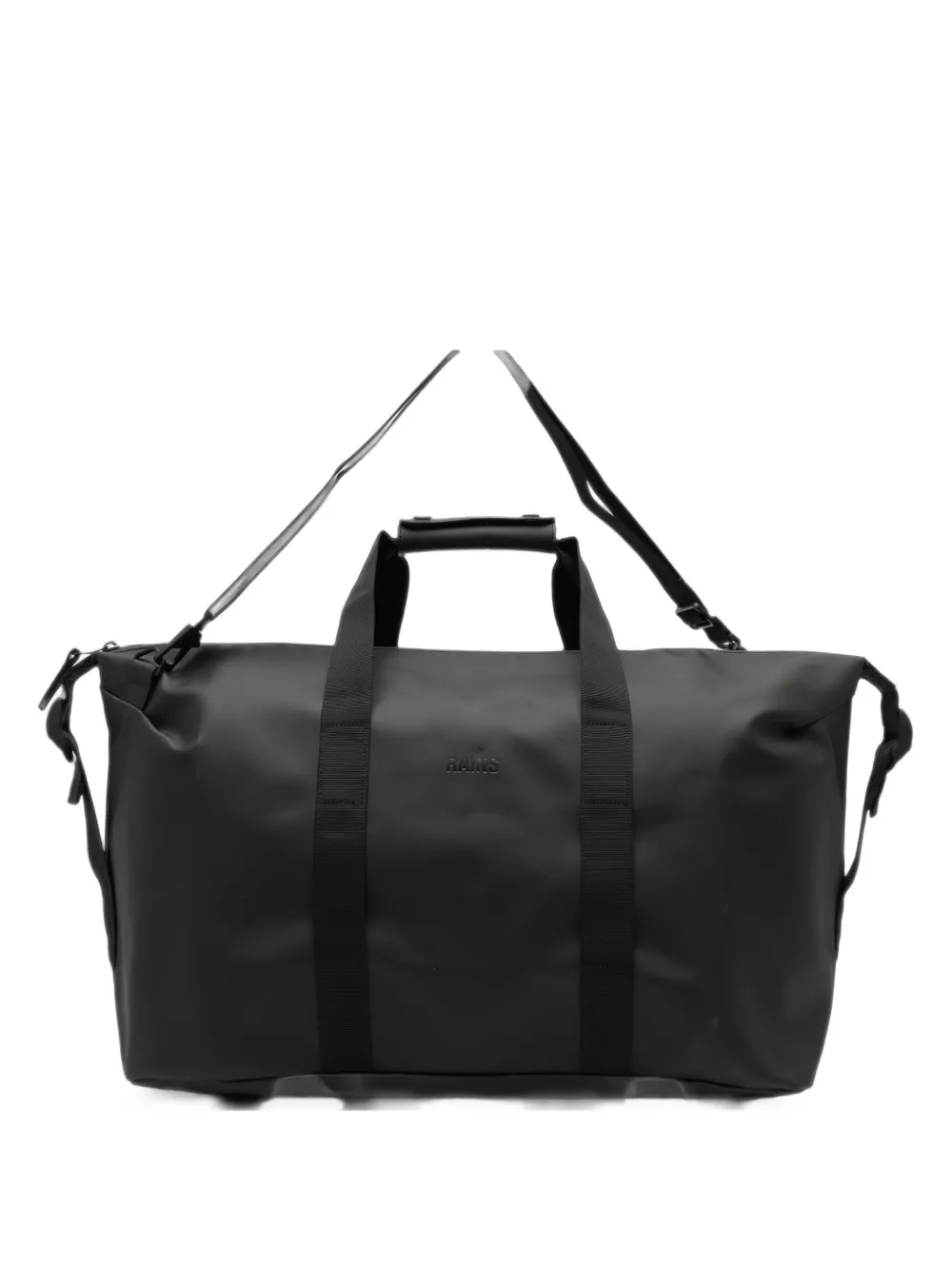Rains Hilo logo-embossed weekend bag - Nero