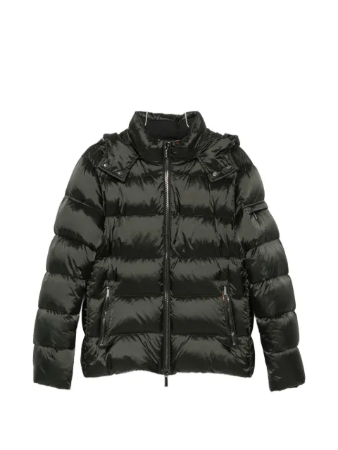Moorer Brett quilted hooded jacket