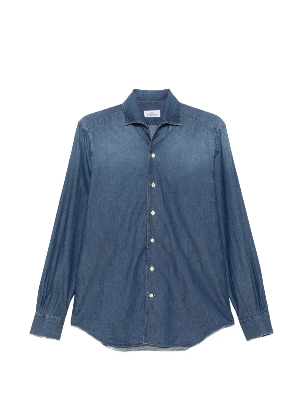 Alessandro Gherardi washed denim shirt - Blu