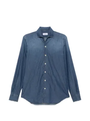 Maison Margiela ロングスリーブ シャツ | ブルー | FARFETCH JP