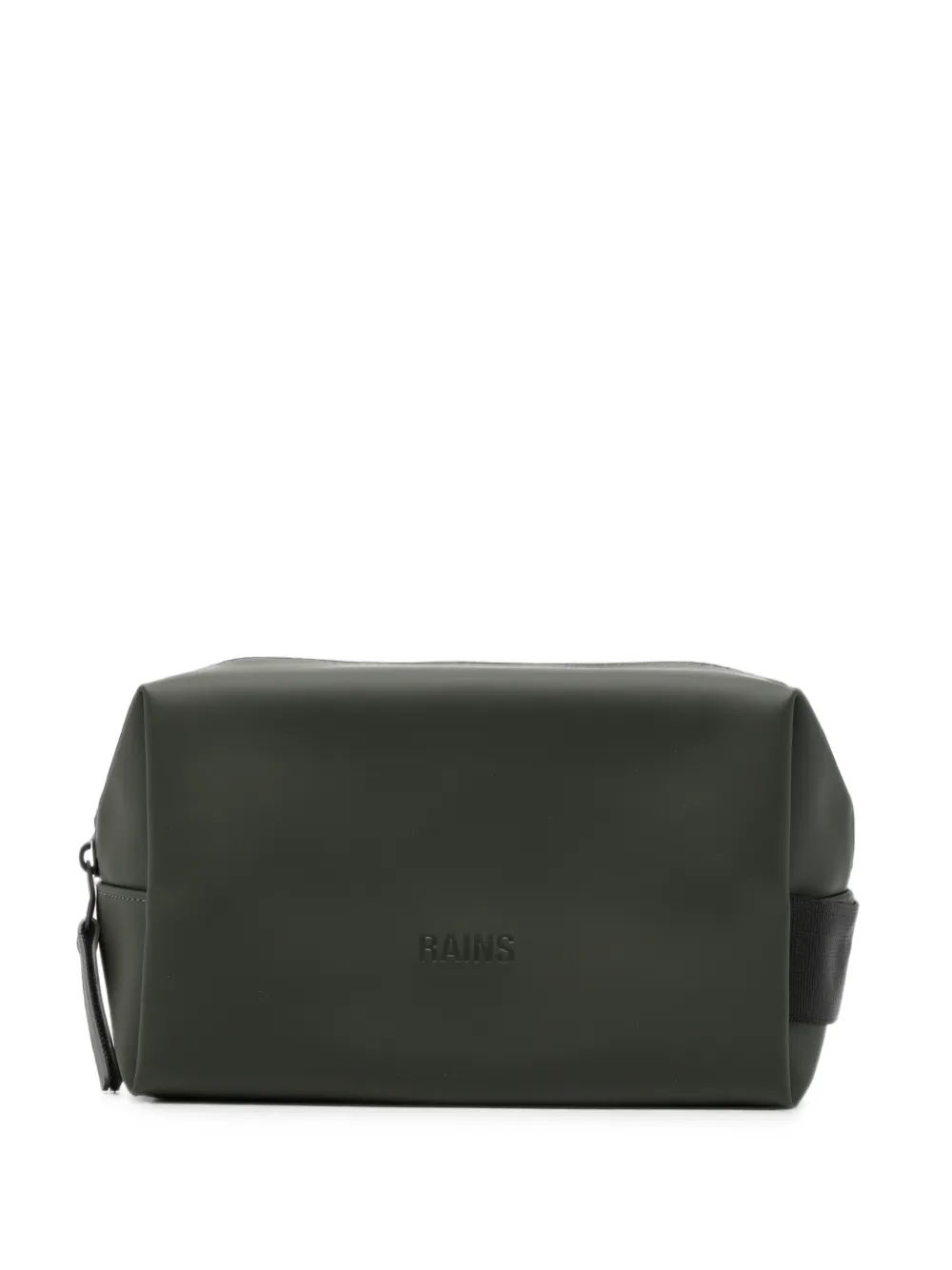 Rains logo-print wash bag - Verde