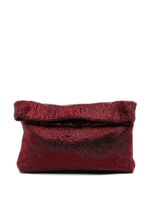 TWENTY FOURHAITCH Dunham crystal-embellished clutch bag
