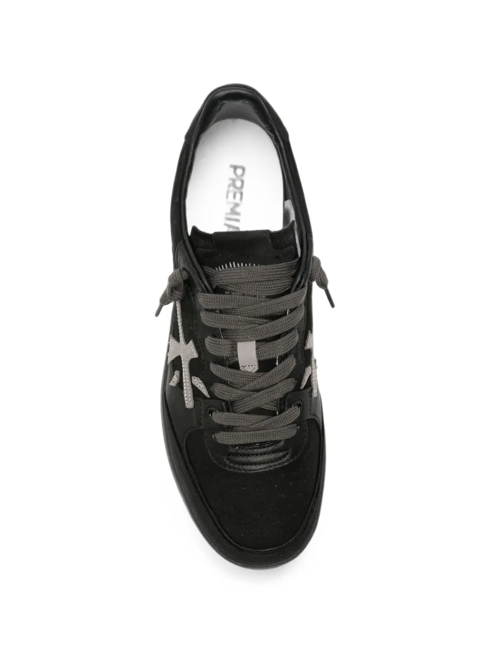 Premiata Bskt Clay 8713 logo-patch sneakers Zwart