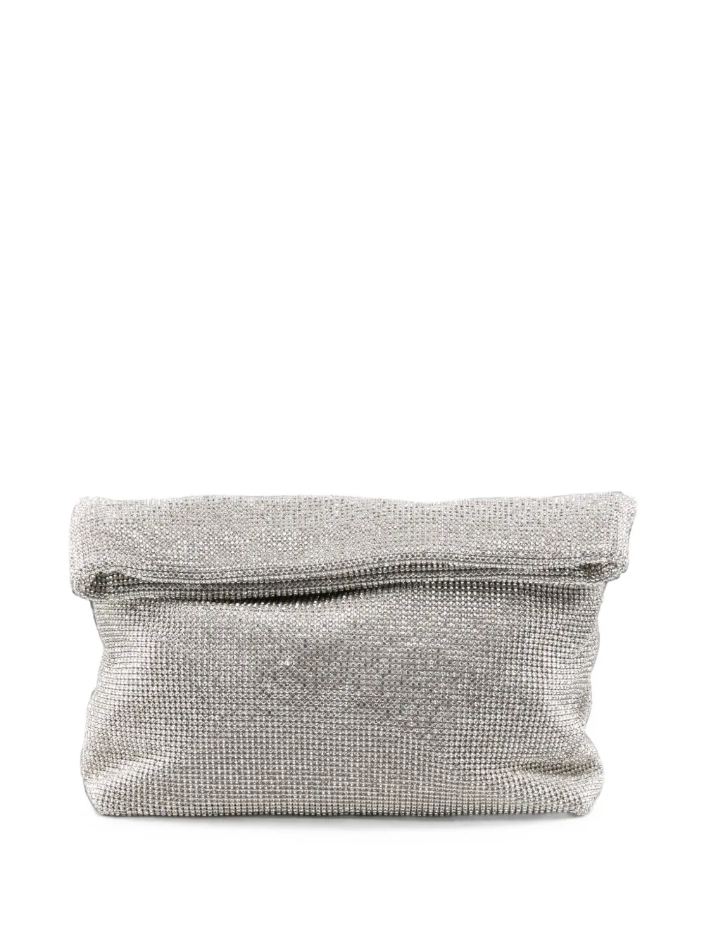 TWENTY FOURHAITCH crystal-embellished clutch bag - Grigio