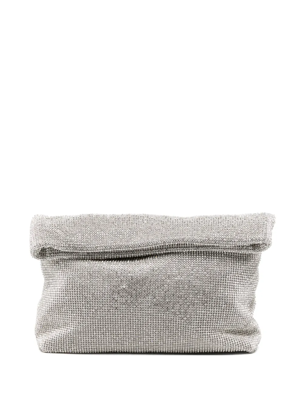 TWENTY FOURHAITCH crystal-embellished clutch bag - Grigio