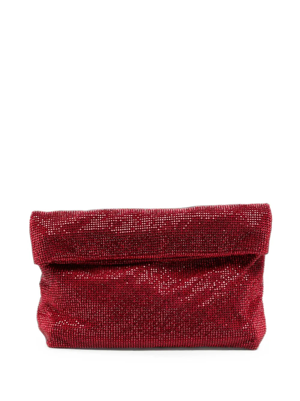 TWENTY FOURHAITCH mini Varadero crystal-embellished clutch bag - Rosso