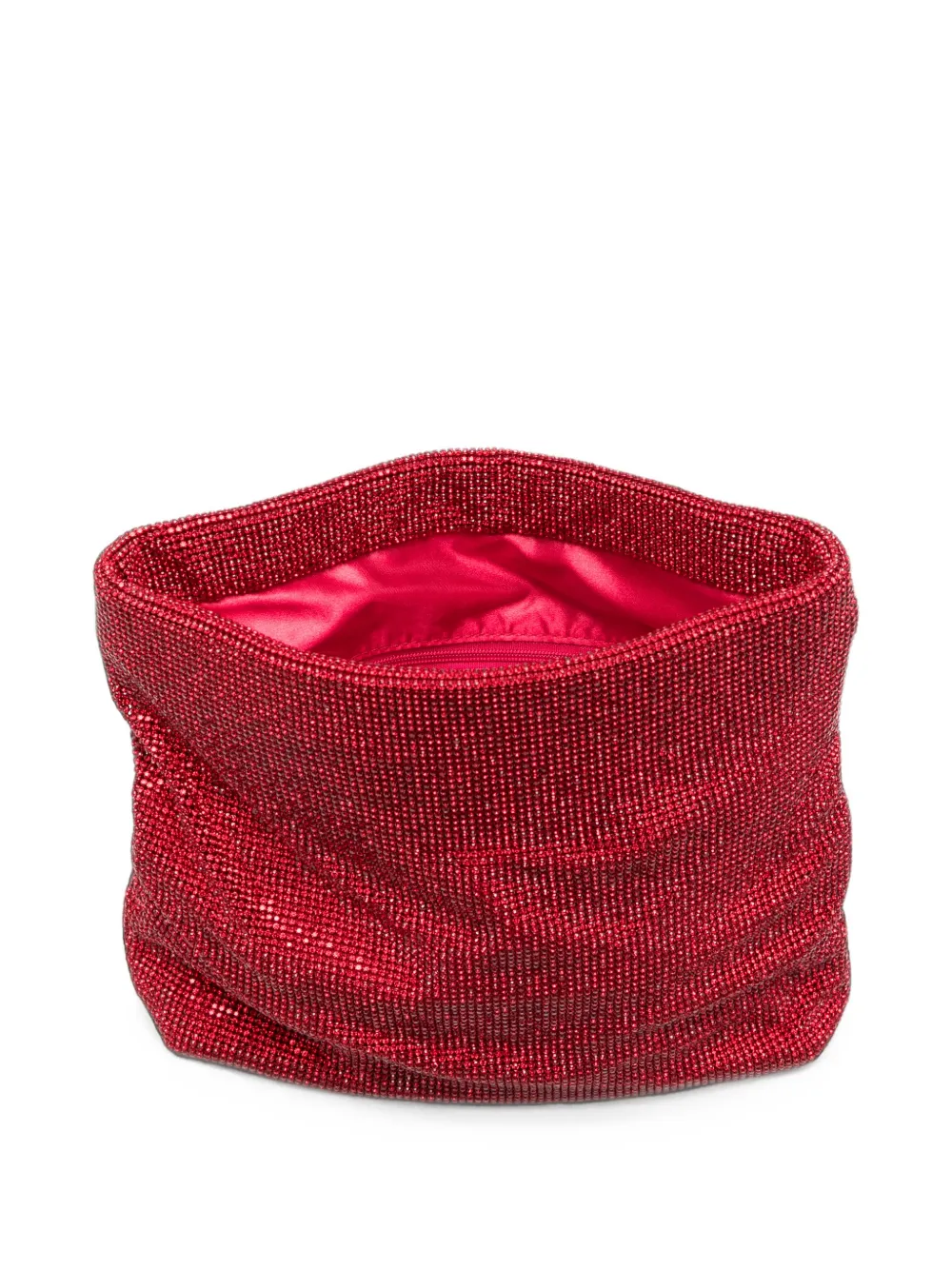 TWENTY FOURHAITCH Kleine Varadero clutch verfraaid met kristallen Rood