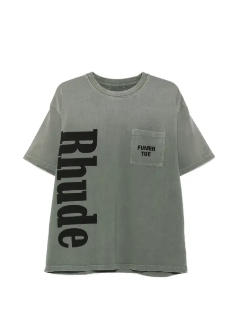 RHUDE logo-print pocket T-shirt
