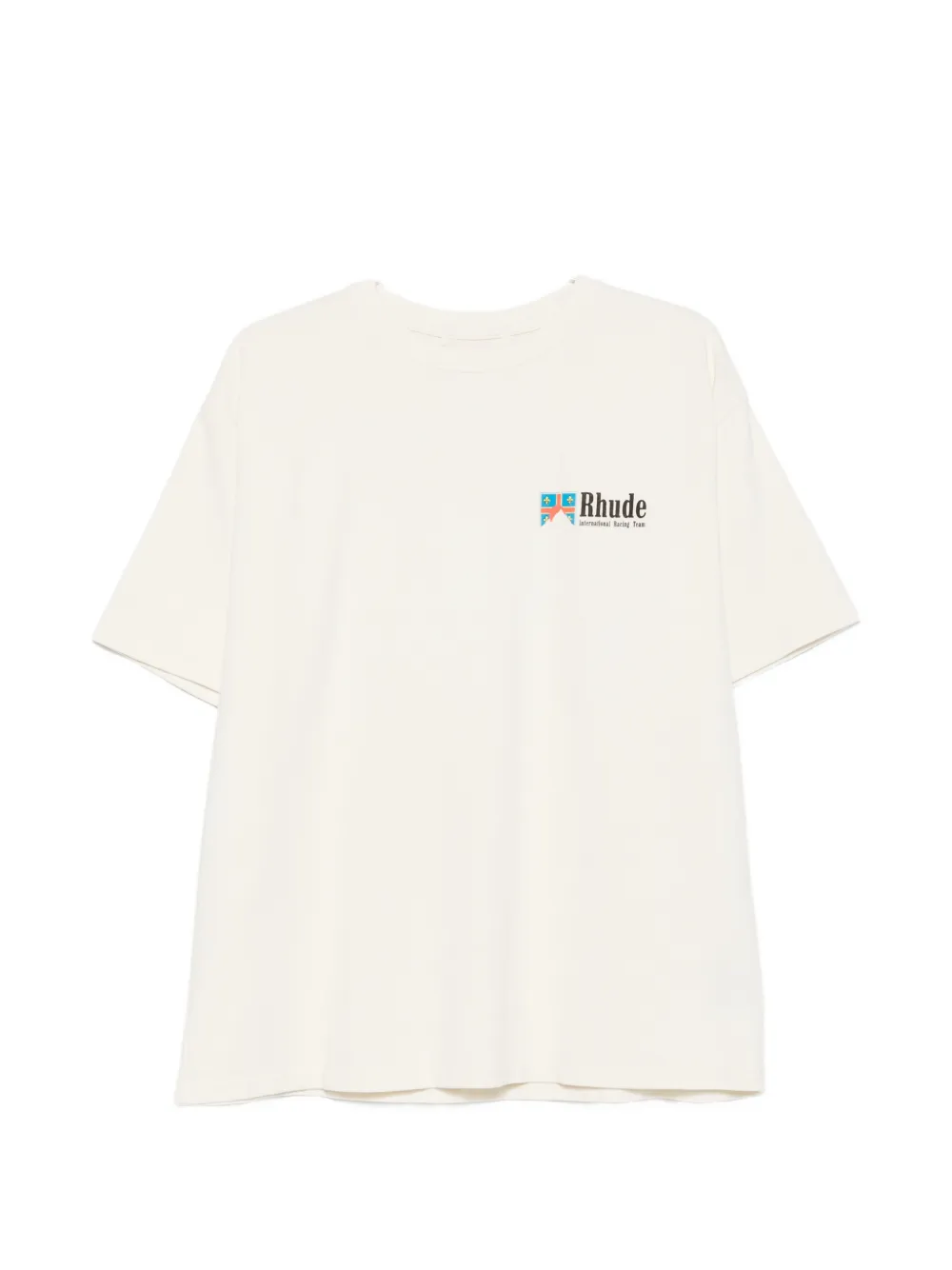 RHUDE logo-print T-shirt - Bianco