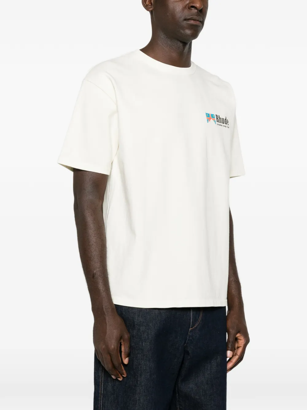RHUDE Clermont-Ferrand T-shirt Wit