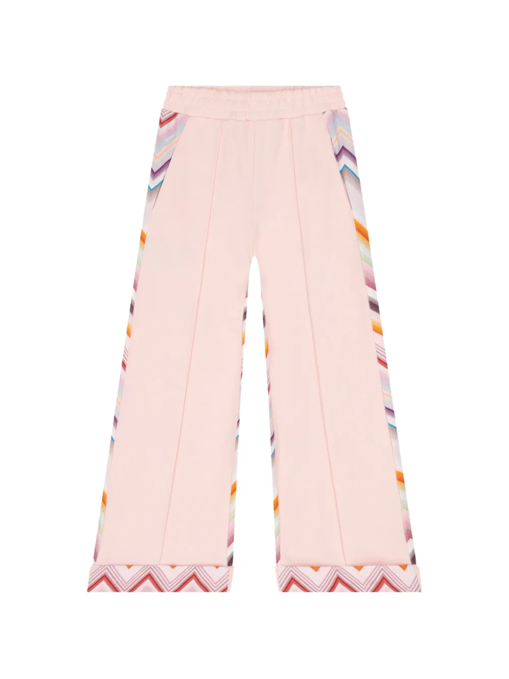 Missoni Kids zigzag-print track pants - Rosa