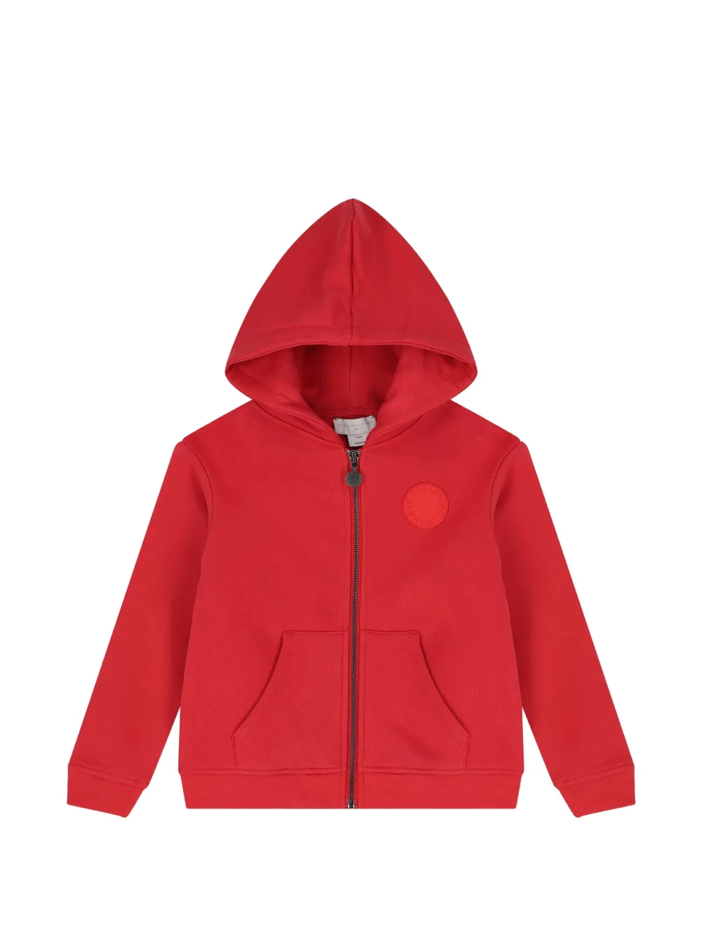 Stella McCartney Kids Hoodie met rits Rood
