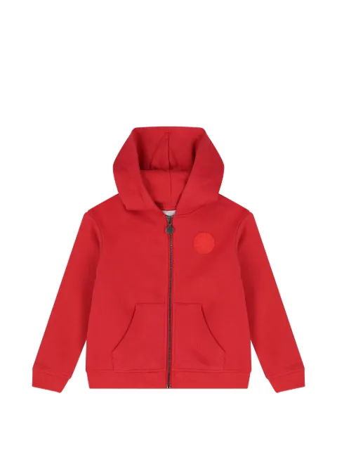 Stella McCartney Kids 로고 패치 후드 집업