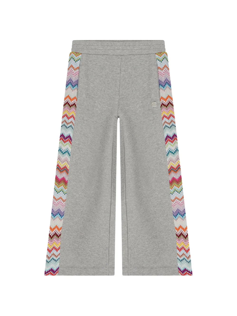 Missoni Kids Pantaloni con motivo a zigzag - Grigio