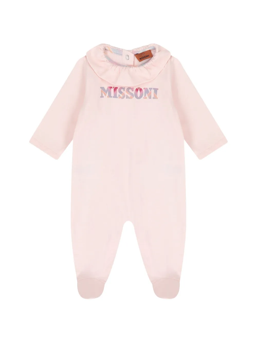Missoni Kids Romperset met zigzag-print Roze
